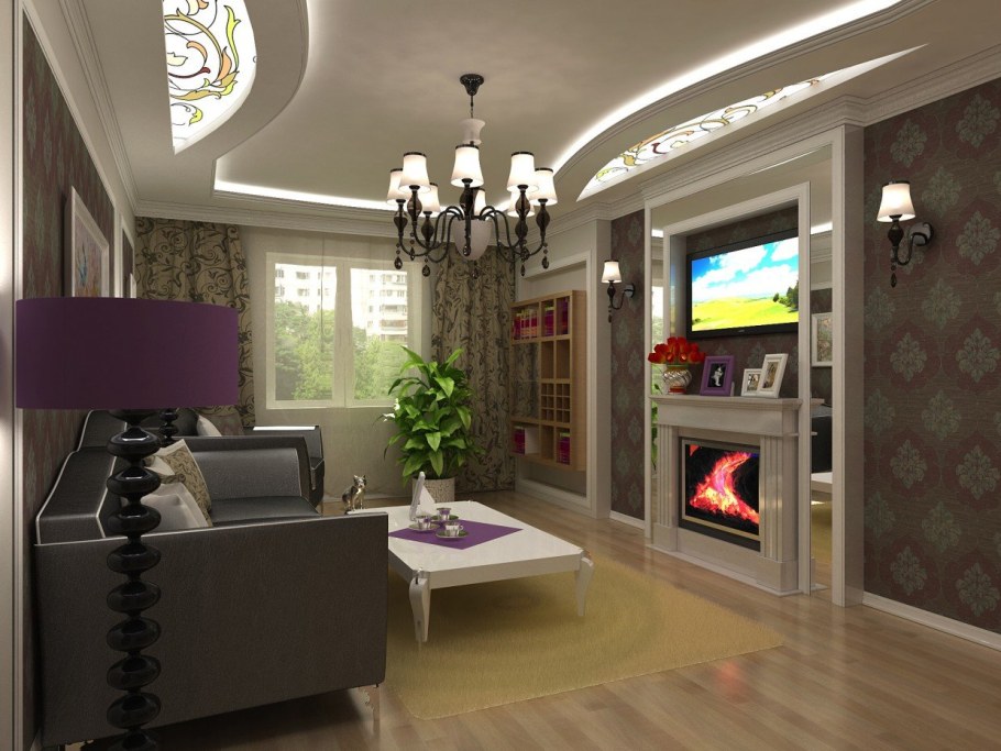 Интерьер комнаты в хрущевке