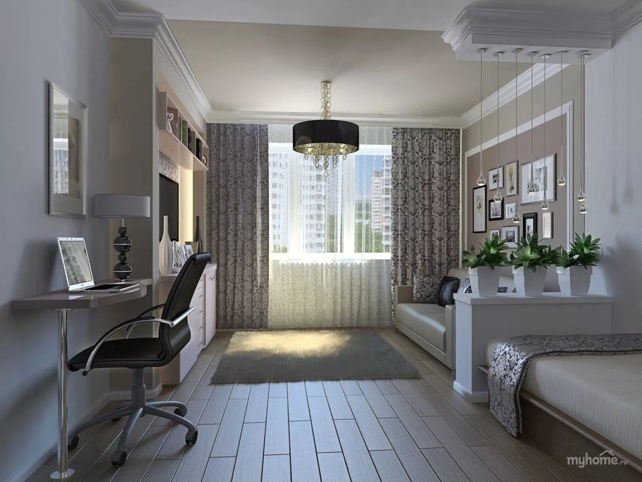 Интерьер двухкомнатной квартиры