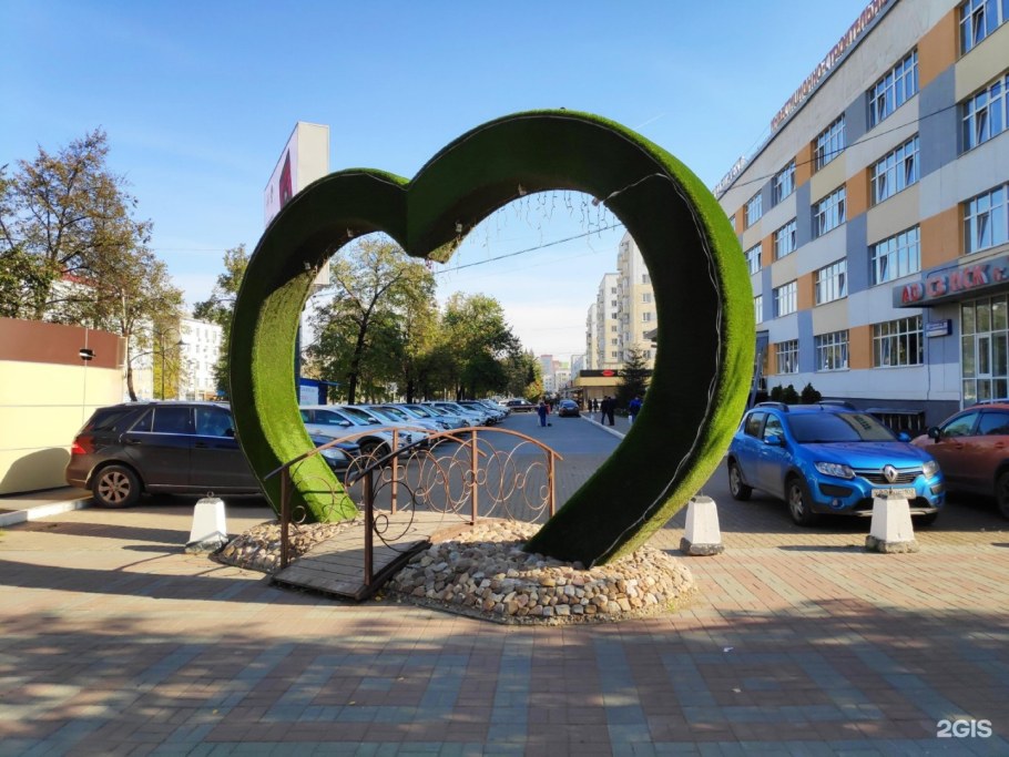 Скамейка сердце