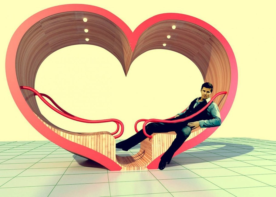 Арт объект в виде сердца