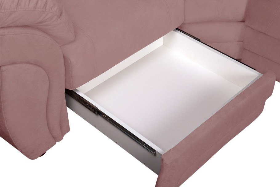 Диван Бруклин угловой кожаный