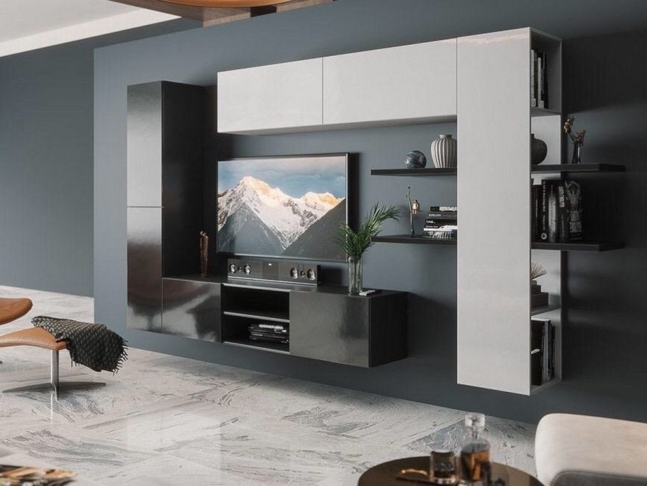 Стильные стенки в гостиную