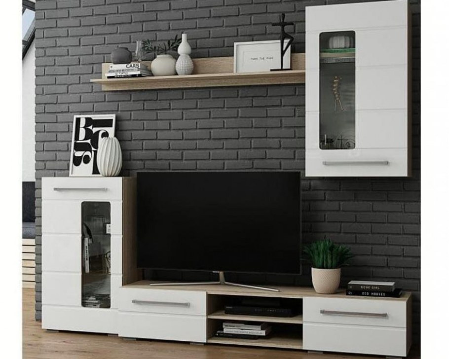 Гостиная Турин Пинскдрев белая