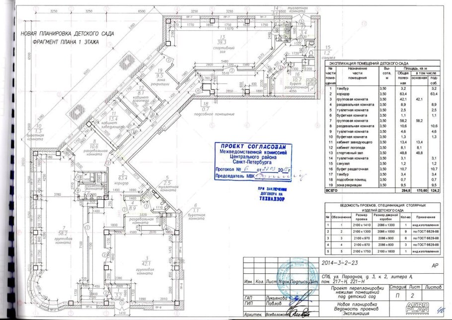 Свободная планировка в проектной документации