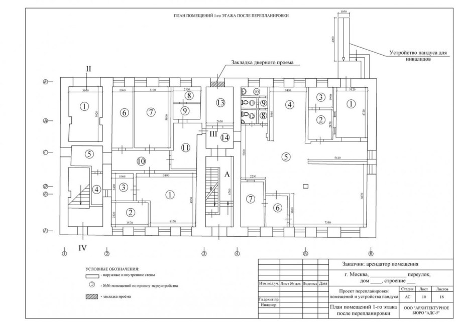 Схемы перепланировки комнаты в нежилое помещение