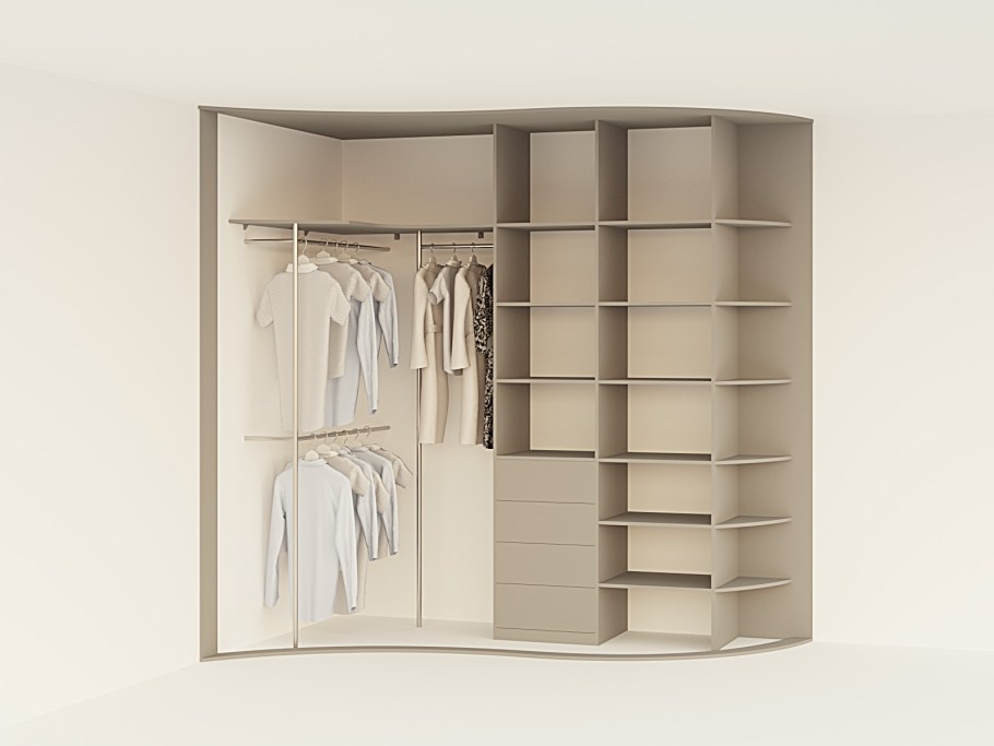 Угловая гардеробная