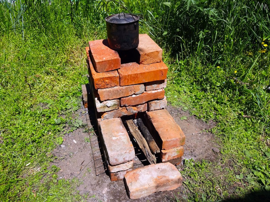 Колодцы для печи из кирпича