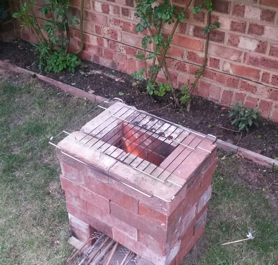 Уличная печь из кирпича