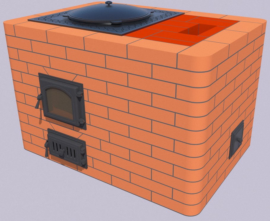 Уличная варочная печь