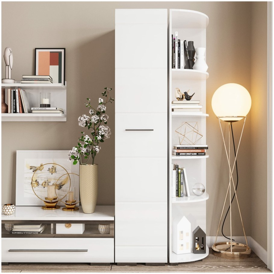 Гостиная лазурит Летиция белая