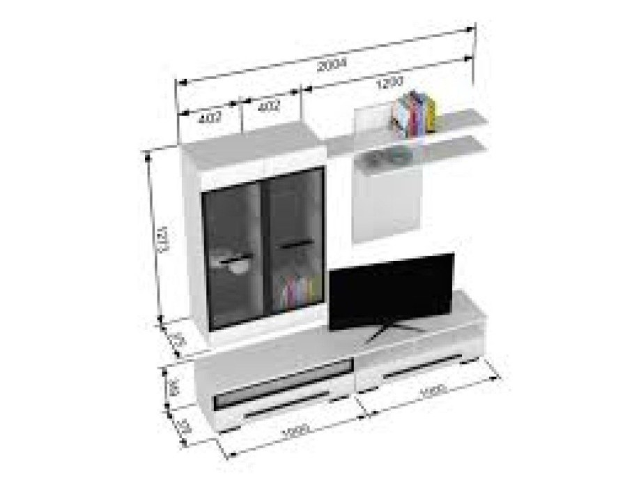 Лазурит мебель горки