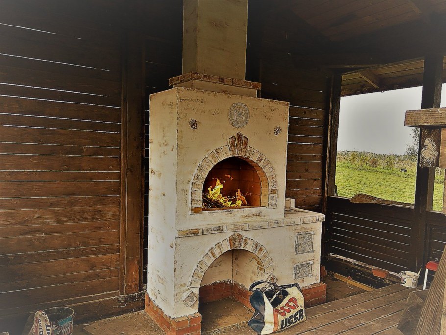 Мини русская печь