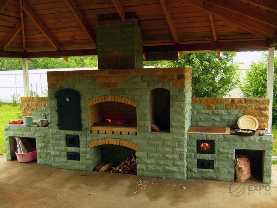 Каминопечь голландка