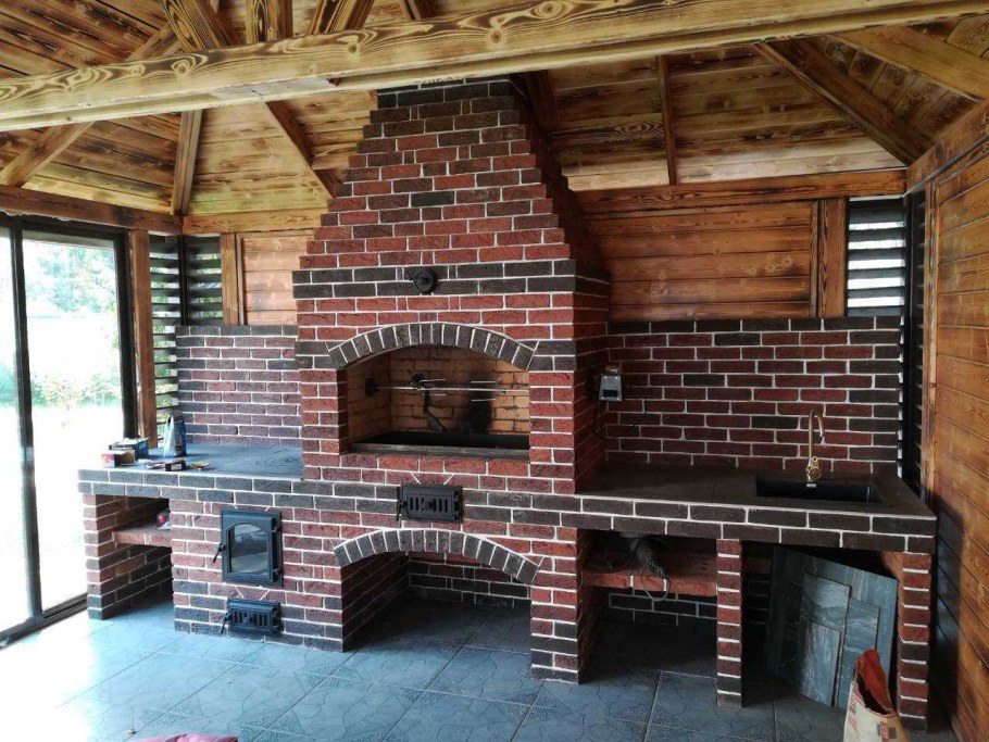 Печь шведка с лежанкой