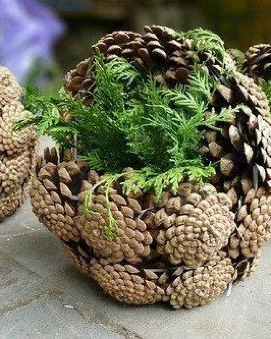 Сухой ручей на клумбе