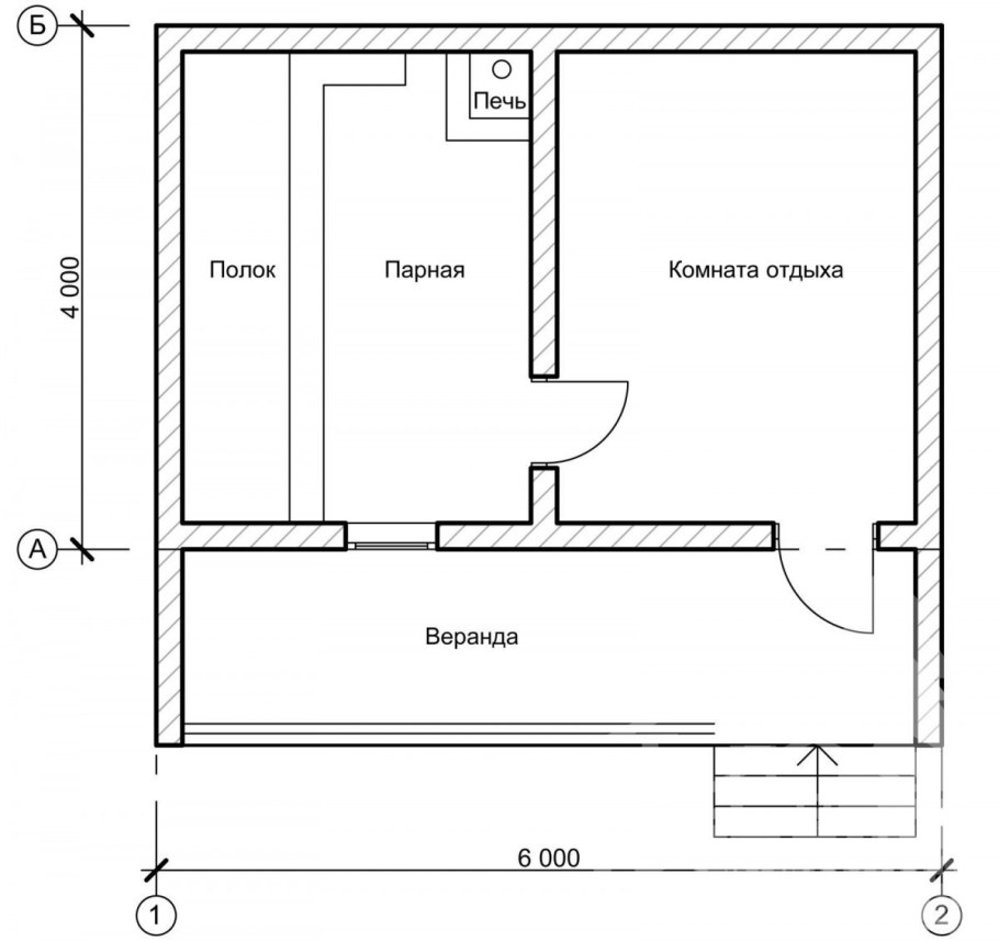 Баня 3х5 планировка чертежи