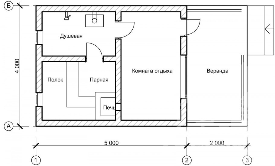 Баня чертежи и Размеры