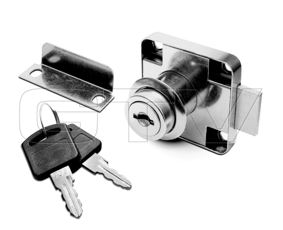 Замок мебельный 138 никель