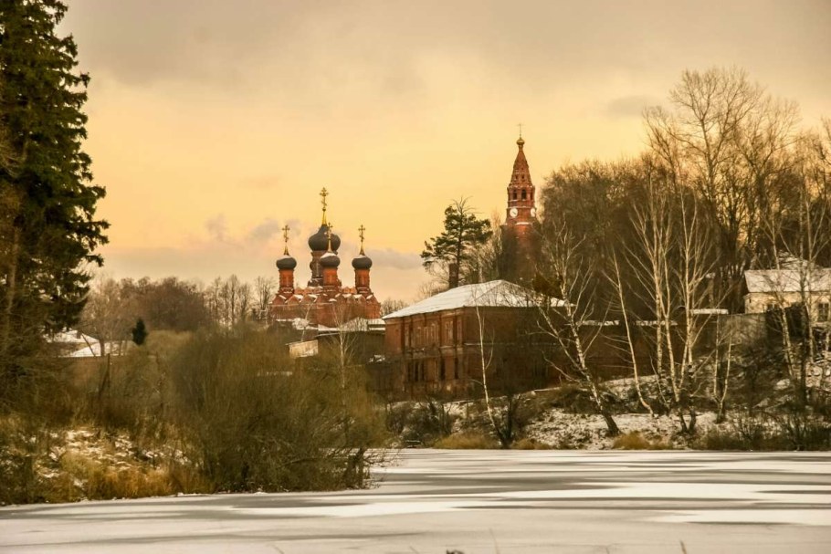 Никольский скит Валаам зимой