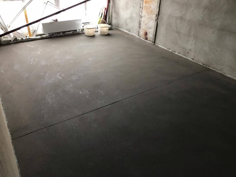 Полусухая цементно Песчаная стяжка пола