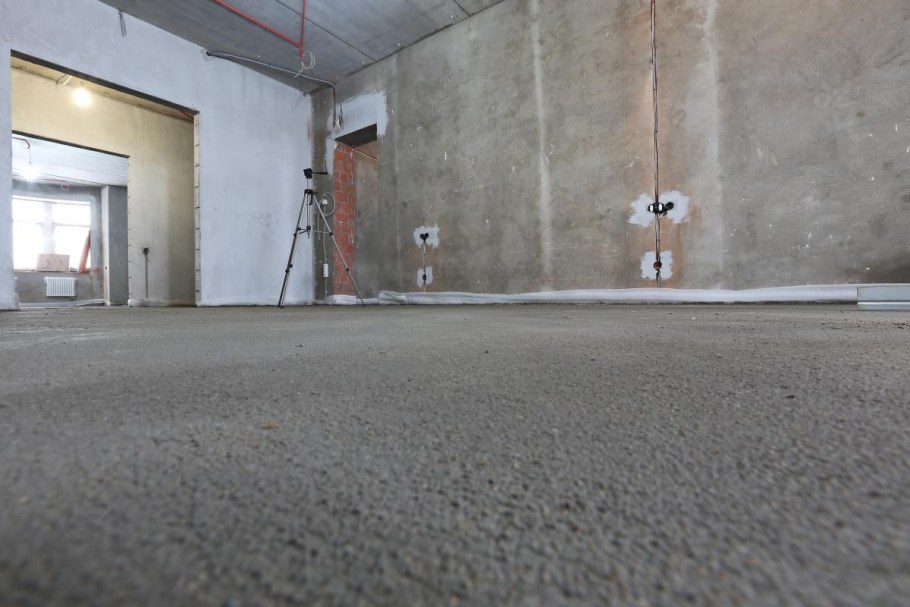 Стяжка в новостройке