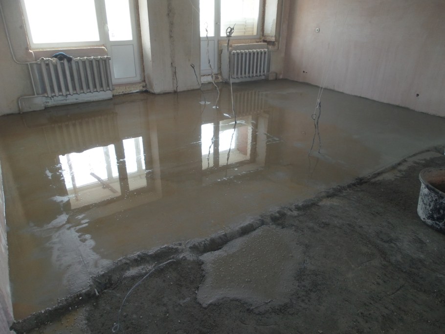 Цементно-Песчаная стяжка стены