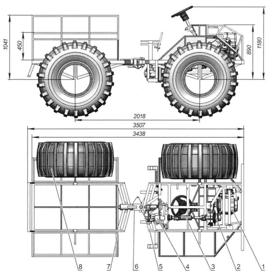 Вездеход амфибия Умка