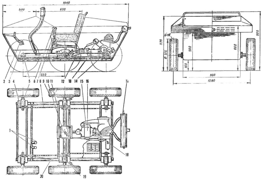 Вологодский вездеход каракат болотоход ЗИС 5 чертежи