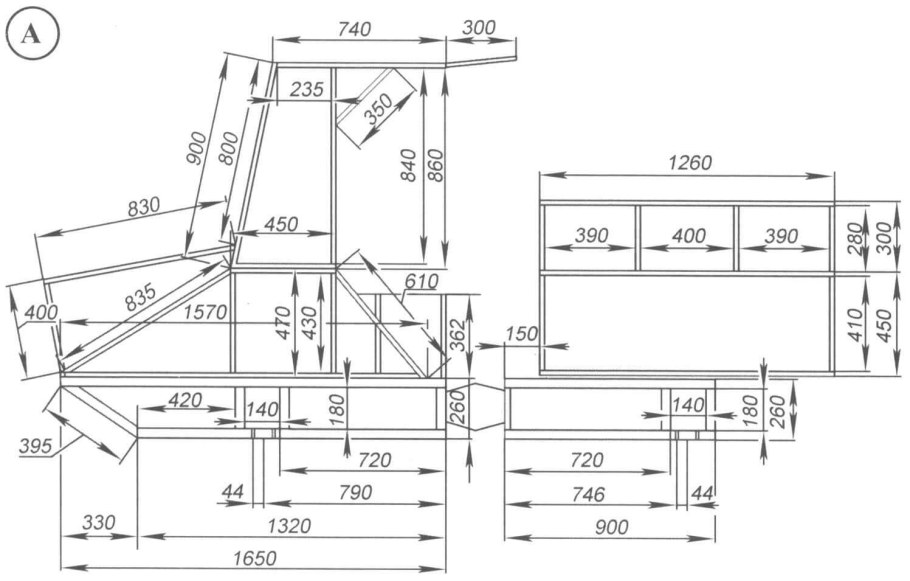Мини вездеход Охотец чертежи