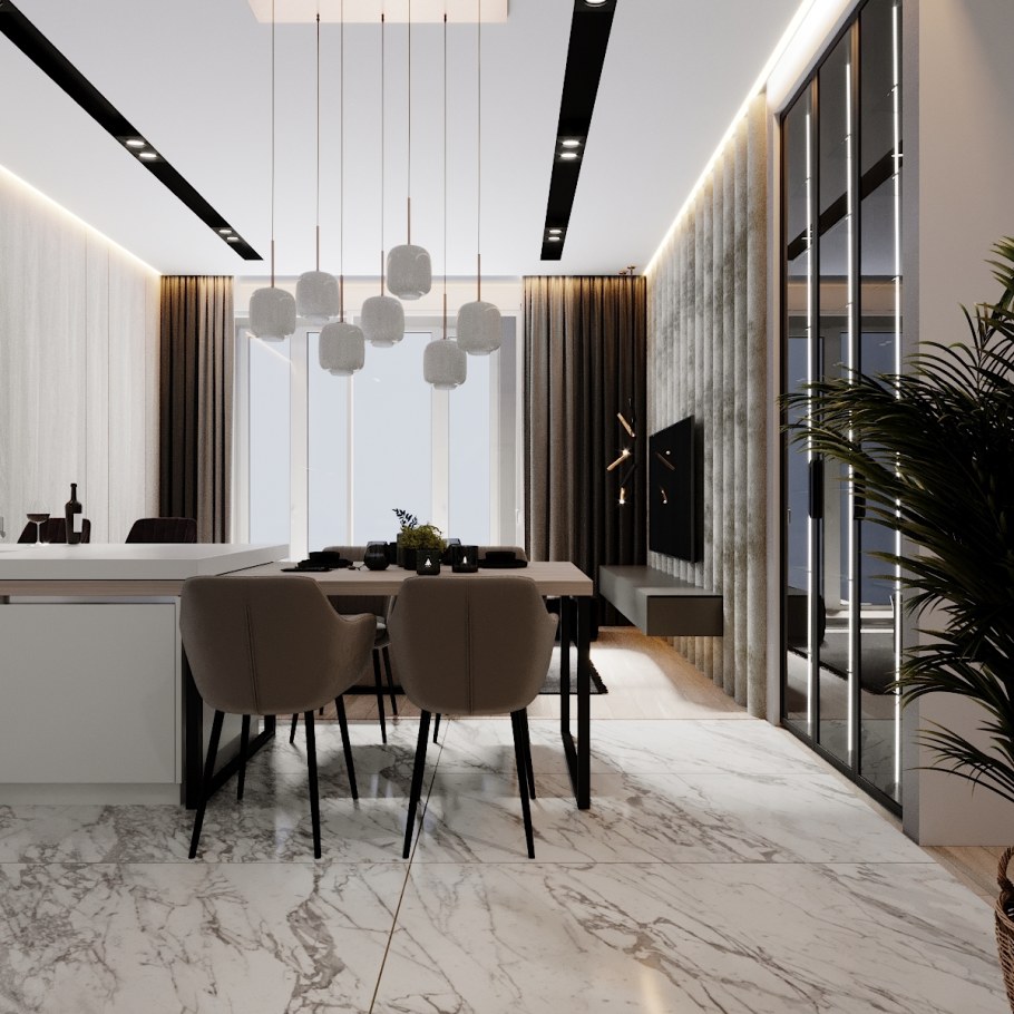 Квартира в ЗИЛАРТ интерьер