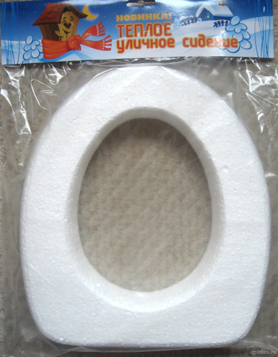 Сидушка на унитаз пенопластовая