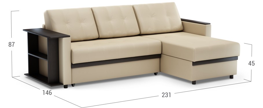 Диван премьер декор «прямой»