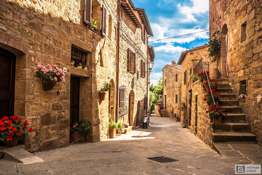 Улицы Гластонбери Англия