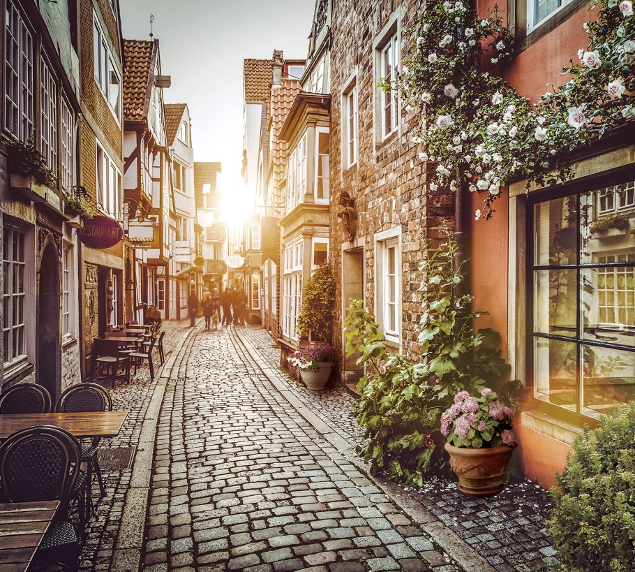 Пестрая улица в Бурано