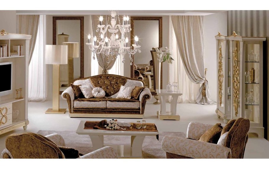 Итальянская мебель арт деко гостиная