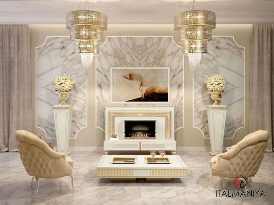 Камин арт деко под телевизор