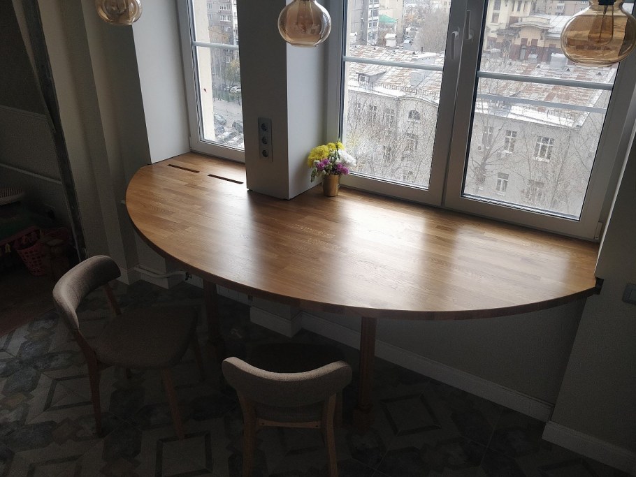 Столешница вместо подоконника