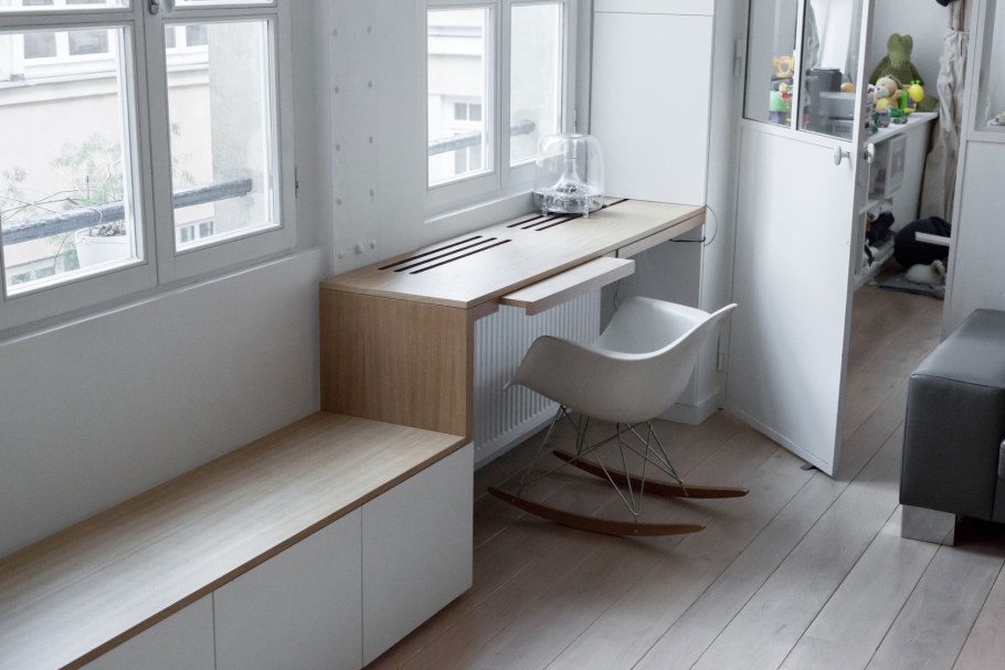 Подоконник-столешница на кухне