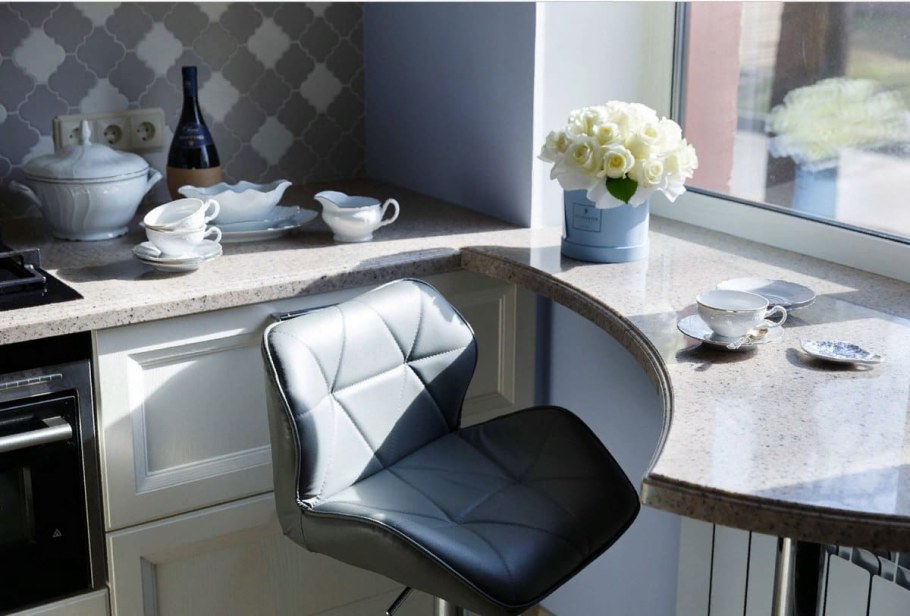 Подоконник-столешница на кухне