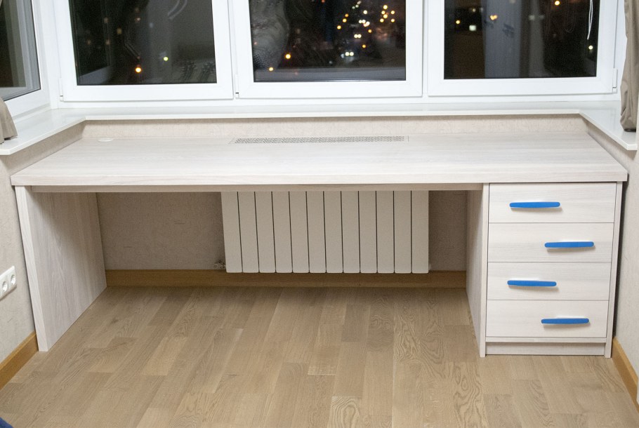 Подоконник на кухне