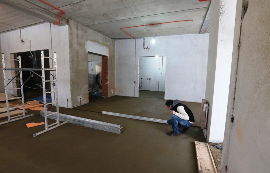 Черновая отделка стен