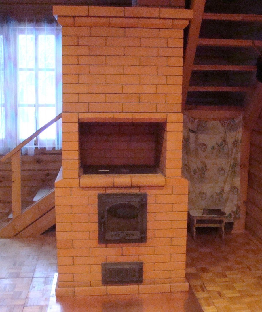 Дачная печь шведка