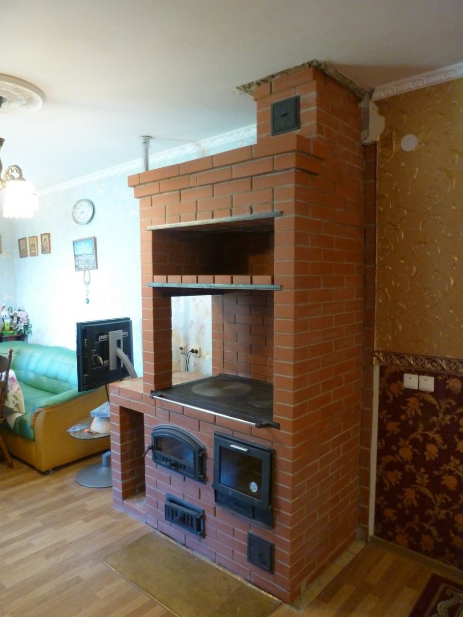 Финская уличная печь варочная печь