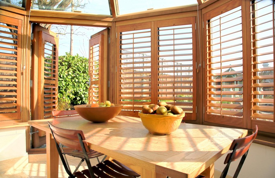 Ставни в интерьере