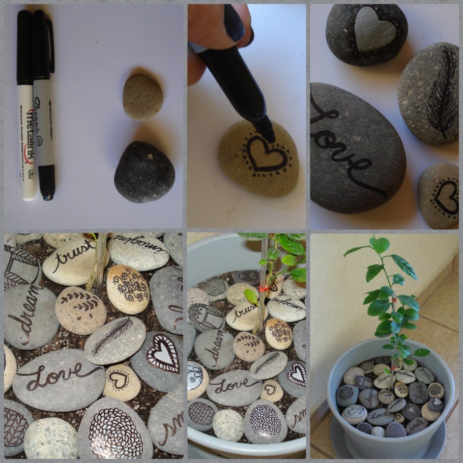 Декор для дома из гальки