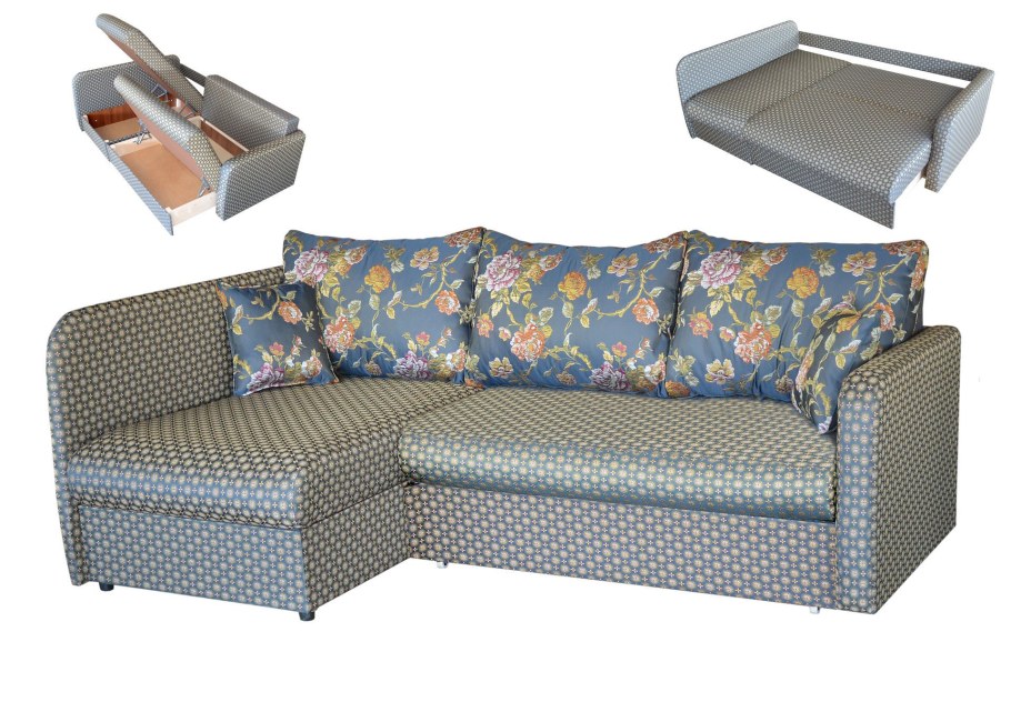 Угловой диван Версаль, серый {3232303}