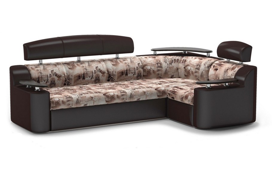 Маленький угловой диван со спальным местом