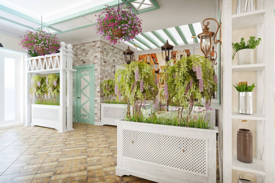 Цветочный магазин в стиле Прованс