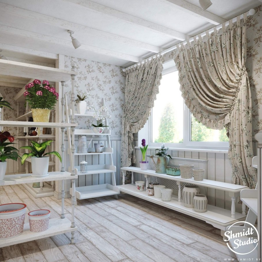 Интерьер салона красоты в стиле Прованс