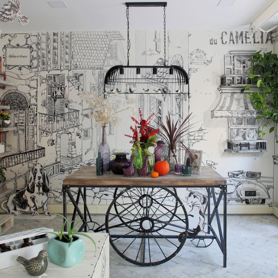 Цветочный салон в стиле Прованс